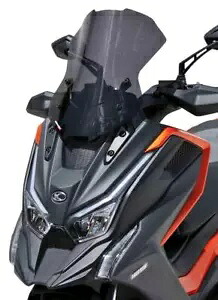 Ermax ツーリング スクリーン フロントガラス ディフレクター ダークスモーク Kymco DT X360 2022 - 2024 Ermax Touring Screen Windshield Deflector Dark Smoke Kymco DT X360 2022 - 2024 【並行輸入品】