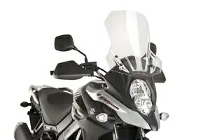 Puig ツーリング スクリーン フロントガラス クリア スズキ DL 650 & XT V-Strom 2017 - 2024 Puig Touring Screen Windshield Clear Suzuki DL 650 & XT V-Strom 2017 - 2024 【並行輸入品】