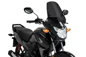 Puig スポーツ スクリーン フロントガラス ディフレクター ダークスモーク ホンダ CB 125 F 2015 - 2024 Puig Sport Screen Windshield Deflector Dark Smoke Honda CB 125 F 2015 - 2024 【並行輸入品】