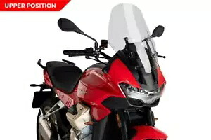 Puig ツーリング スクリーン フロントガラス クリア Moto Guzzi V100 Mandello & S 2023 - 2024 Puig Touring Screen Windshield Clear Moto Guzzi V100 Mandello & S 2023 - 2024 【並行輸入品】