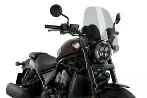 Puig ツーリング スクリーン フロントガラス ライトスモーク ホンダ CMX 1100 Rebel 2021 - 2024 Puig Touring Screen Windshield Light Smoke Honda CMX 1100 Rebel 2021 - 2024 【並行輸入品】