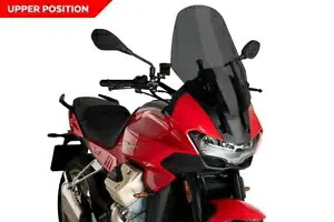 Puig ツーリング スクリーン フロントガラス D/スモーク Moto Guzzi V100 Mandello & S 2023 - 2024 Puig Touring Screen Windshield D/Smoke Moto Guzzi V100 Mandello & S 2023 - 2024 【並行輸入品】