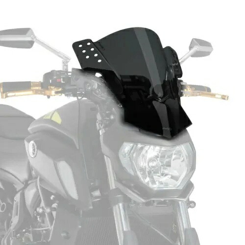 Puig Rafale スクリーン フロントガラス ディフレクター ダークスモーク ヤマハ MT-01 2005 - 2013 Puig Rafale Screen Windshield Deflector Dark Smoke Yamaha MT-01 2005 - 2013 【並行輸入品】