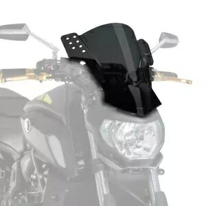Puig Rafale スクリーン フロントガラス ディフレクター ダークスモーク ヤマハ MT-03 2006 - 2024 Puig Rafale Screen Windshield Deflector Dark Smoke Yamaha MT-03 2006 - 2024 【並行輸入品】