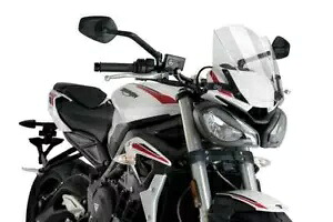 Puig スポーツ スクリーン クリア トライアンフ ストリート トリプル 765 S/R/RS 2020 - 2022 Puig Sport Screen Clear Triumph Street Triple 765 S / R / RS 2020 - 2022 【並行輸入品】
