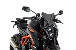 Puig スポーツ スクリーン フロントガラス マット ブラック KTM 1390 Super Duke R Inc. Evo 24 - 25 Puig Sport Screen Windshield Matte Black KTM 1390 Super Duke R Inc. Evo 24 - 25 【並行輸入品】