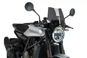 Puig スポーツ スクリーン フロントガラス ダークスモーク ハスクバーナ ヴィットピレン 701 2017 - 2021 Puig Sport Screen WIndshield Dark Smoke Husqvarna Vitpilen 701 2017 - 2021 【並行輸入品】