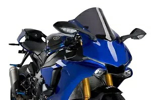Puig R-Racer スクリーン フロントガラス ディフレクター ダークスモーク ヤマハ YZF-R1 2015-2019 Puig R-Racer Screen Windshield Deflector Dark Smoke Yamaha YZF-R1 2015-2019 【並行輸入品】