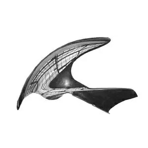 ピラミッドハガー マッドガード フェンダー グロスブラック スズキ GSXR 750 1996 - 1999 Pyramid Hugger Mudguard Fender Gloss Black Suzuki GSXR 750 1996 - 1999 【並行輸入品】