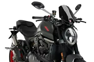 Puig スポーツ スクリーン フロントガラス ブラック オペーク Ducati Monster 937 2021 - 2024 Puig Sport Screen Windshield Black Opaque Ducati Monster 937 2021 - 2024 【並行輸入品】 48,180円