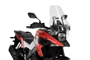 Puig ツーリング スクリーン フロントガラス クリア スズキ DL 1050 & XT V-Strom 2020 - 2024 Puig Touring Screen Windshield Clear Suzuki DL 1050 & XT V-Strom 2020 - 2024 【並行輸入品】