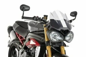 Puig スポーツ スクリーン フロントガラス クリア トライアンフ スピード トリプル 1050/S/R/RS 2016 - 2020 Puig Sport Screen Windshield Clear Triumph Speed Triple 1050/S/R/RS 2016 - 2020 【並行輸入品】