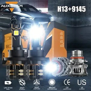 フォード エクスプローラー 2006-2010 AUXBEAM Canbus 6000K LED ヘッドライトフォグランプ電球 For Ford Explorer 2006-2010 AUXBEAM Canbus 6000K LED Headlights Fog Light Bulbs 【並行輸入品】