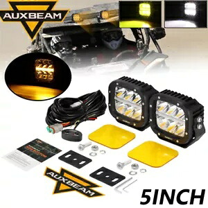 AUXBEAM 5インチ 480W LED ワークライト ドライビングストリップ SUV オフロードトラック ボート マリン 12V AUXBEAM 5\