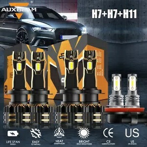 メルセデスベンツ E350 E320 E550 AUXBEAM Canbus LED ヘッドライト + フォグライト 6500K For Mercedes-Benz E350 E320 E550 AUXBEAM Canbus LED Headlight + Fog Light 6500K 【並行輸入品】