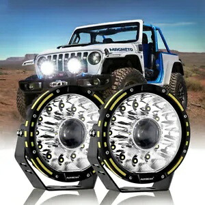AUXBEAM ペア 360-PRO 7 インチラウンド LED ワークライトポッドオフロードドライビングフォグランプ AUXBEAM Pair 360-PRO 7\