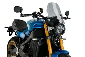 Puig スポーツ スクリーン フロントガラス ディフレクター ライトスモーク ヤマハ XSR900 2022 - 2024 Puig Sport Screen Windshield Deflector Light Smoke Yamaha XSR900 2022 - 2024 【並行輸入品】