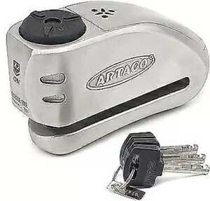 Artago バイク スクーター クワッド オートバイ セキュリティ 32 ディスク ロック アラーム付き 15.5mm ピン Artago Bike Scooter Quad Motorcycle Security 32 Disc Lock with Alarm 15.5mm Pin 【並行輸入品】