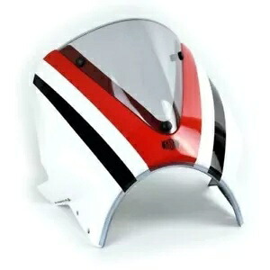 ピラミッド フライ スクリーン フロントガラス ダイナミック ホワイト スキーム ヤマハ XSR 900 2020 - 2021 Pyramid Fly Screen Windshield Dynamic White Scheme Yamaha XSR 900 2020 - 2021 【並行輸入品】｜カスタムパーツ WORLD倉庫