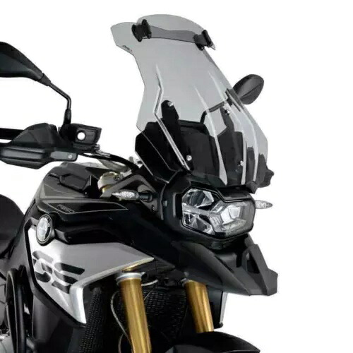 Puig ツーリング スクリーン フロントガラス バイザー ライトスモーク BMW F850 GS 2018 - 2024 Puig Touring Screen Windshield with Visor Light Smoke BMW F850 GS 2018 - 2024 【並行輸入品】