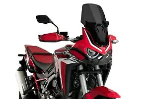 Puig ツーリング スクリーン & ダークスモーク ホンダ CRF1100L アフリカツイン 20 - 23 をサポート Puig Touring Screen & Supports Dark Smoke Honda CRF1100L Africa Twin 20 - 23 【並行輸入品】