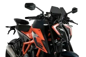 Puig ネイキッド スポーツ スクリーン フロントガラス ダークスモーク KTM 1290 Superduke R & EVO 20 - 24 Puig Naked Sport Screen Windshield Dark Smoke KTM 1290 Superduke R & EVO 20 - 24 【並行輸入品】｜カスタムパーツ WORLD倉庫