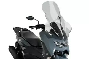 Puig ツーリング スクリーン フロントガラス ディフレクター ライトスモーク ヤマハ NMAX 125 21 - 24 Puig Touring Screen Windshield Deflector Light Smoke Yamaha NMAX 125 21 - 24 【並行輸入品】