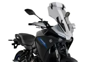 Puig ツーリング スクリーン フロントガラス バイザー付き スモーク ヤマハ トレーサー 7 & GT 2020 - 2024 Puig Touring Screen Windshield W/Visor Smoke Yamaha Tracer 7 & GT 2020 - 2024 【並行輸入品】