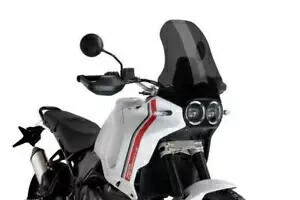 Puig ツーリング スクリーン フロントガラス ダークスモーク ドゥカティ デザート X 2022 - 2024 Puig Touring Screen Windshield Dark Smoke Ducati Desert X 2022 - 2024 【並行輸入品】