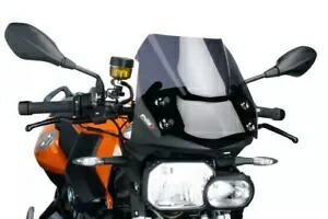 Puig スポーツ スクリーン フロントガラス ディフレクター ダークスモーク BMW F800 R 2009 - 2014 Puig Sport Screen Windshield Deflector Dark Smoke BMW F800 R 2009 - 2014 【並行輸入品】
