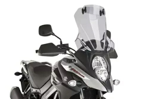 Puig ツーリング スクリーン フロントガラス & バイザー スモーク スズキ DL V-Strom 650 & XT 17 - 24 Puig Touring Screen Windshield & Visor Smoke Suzuki DL V-Strom 650 & XT 17 - 24 【並行輸入品】