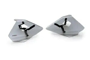 Puig フロント アッパー ウィンド ディフレクター ライト スモーク BMW R1200GS R1250GS & Adv. 13～24 Puig Front Upper Wind Deflectors Light Smoke BMW R1200GS R1250GS & Adv. 13 - 24 【並行輸入品】