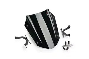 Puig 調節可能なスポーツ スクリーン フロントガラス ブラック ドゥカティ ディアベル 1260 S 19 - 22 Puig Adjustable Sport Screen Windshield Black Ducati Diavel 1260 S 19 - 22 【並行輸入品】