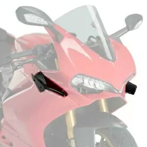 Puig サイド ダウンフォース スポイラー ブラック/ブラック ドゥカティ 1199 パニガーレ 12-15 899 14-15 Puig Side Downforce Spoilers Black/black Ducati 1199 Panigale 12-15 899 14-15 【並行輸入品】