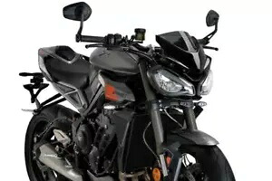 Puig スポーツ スクリーン フロントガラス ダークスモーク トライアンフ ストリート トリプル 765 R/RS 23 - 24 Puig Sport Screen Windshield Dark Smoke Triumph Street Triple 765 R/RS 23 - 24 【並行輸入品】