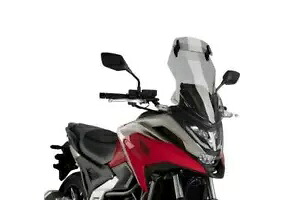 Puig ツーリング スクリーン フロントガラス ライトスモーク バイザー付き ホンダ NC 750 X 21 - 24 Puig Touring Screen Windshield Light Smoke With Visor Honda NC 750 X 21 - 24 【並行輸入品】
