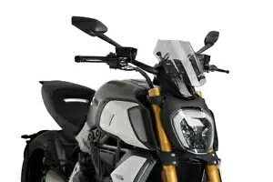 Puig 調節可能なスポーツ スクリーン フロントガラス ライトスモーク ドゥカティ ディアベル 1260 & S 19-22 Puig Adjustable Sport Screen Windshield Light Smoke Ducati Diavel 1260 & S 19-22 【並行輸入品】 52,800円