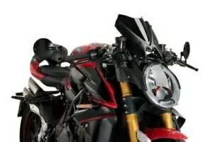 Puig スポーツ スクリーン フロントガラス ブラック MV Agusta Brutale 1000 RR & RS 2020 - 2024 Puig Sport Screen Windshield Black MV Agusta Brutale 1000 RR & RS 2020 - 2024 【並行輸入品】｜カスタムパーツ WORLD倉庫