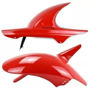 ピラミッドハガー マッドガード フェンダー グロスレッド ホンダ CB 600 F N ホーネット 1997 - 2002 Pyramid Hugger Mudguard Fender Gloss Red Honda CB 600 F N Hornet 1997 - 2002 【並行輸入品】