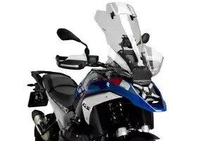 Puig ツーリング スクリーン フロントガラス バイザー ライトスモーク BMW R1300GS レーダー付き 23 - 24 Puig Touring Screen Windshield Visor Light Smoke BMW R1300GS with Radar 23 - 24 【並行輸入品】｜カスタムパーツ WORLD倉庫