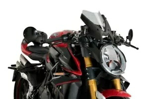 Puig スポーツ スクリーン フロントガラス ライトスモーク MV Agusta Brutale 1000 RR 2020 - 2024 Puig Sport Screen Windshield Light Smoke MV Agusta Brutale 1000 RR 2020 - 2024 【並行輸入品】｜カスタムパーツ WORLD倉庫