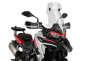 Puig ツーリング スクリーン バイザー ライトスモーク ベネリ TRK 702/702 X 2023 - 2024 Puig Touring Screen with Visor Light Smoke Benelli TRK 702/702 X 2023 - 2024 【並行輸入品】｜カスタムパーツ WORLD倉庫