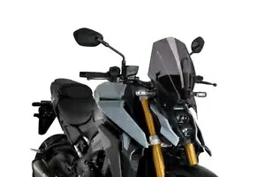 Puig ツーリング スクリーン フロントガラス ダークスモーク スズキ GSX-S 950 / 1000 2021 - 2024 Puig Touring Screen Windshield Dark Smoke Suzuki GSX-S 950 / 1000 2021 - 2024 【並行輸入品】｜カスタムパーツ WORLD倉庫