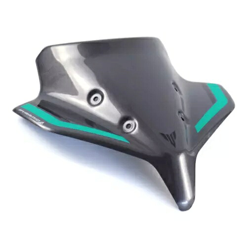 ピラミッド フライ スクリーン フロントガラス ディフレクター ミッドナイト シアン ヤマハ MT-10 2024 - 2025 Pyramid Fly Screen Windshield Deflector Midnight Cyan Yamaha MT-10 2024 - 2025 【並行輸入品】