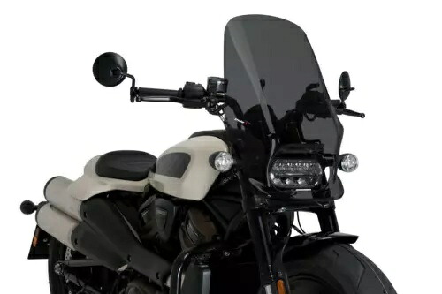 Puig ツーリングスクリーン フロントガラス D/スモーク ハーレーダビッドソン スポーツスターS RH1250S 21-24 Puig Touring Screen Windshield D/Smoke Harley Davidson Sportster S RH1250S 21-24 【並行輸入品】｜カスタムパーツ WORLD倉庫