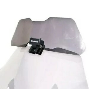 Ermax スクリーンディフレクター ユニバーサル クリップ OEM スクリーン ライトスモークに適合 Ermax Screen Deflector Universal Clip Fit for OEM screen Light Smoke 【並行輸入品】