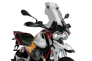 Puig ツーリング スクリーン フロントガラス バイザー ライトスモーク Moto Guzzi V85 TT 2021 - 2024 Puig Touring Screen Windshield Visor Light Smoke Moto Guzzi V85 TT 2021 - 2024 【並行輸入品】