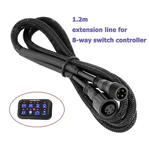 AUXBEAM RA80XL スイッチパネル 1.2m 延長線 8 ギャング補助多機能 AUXBEAM RA80XL Switch Panel 1.2m Extension Line 8 Gang Auxiliary Multifunction 【並行輸入品】
