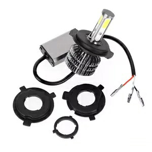 ユニバーサル H4 BA20D H6 HS1 LED オートバイヘッドライト電球ハイ/ロービーム 6500K ホワイト Universal H4 BA20D H6 HS1 LED Motorcycle Headlight Bulbs Hi/Low Beam 6500K White 【並行輸入品】