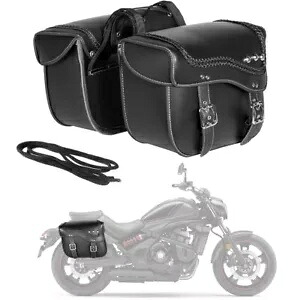 ペアオートバイサイドサドルバッグ荷物ボックスツールバッグポーチサドルバッグユニバーサル Pair Motorcycle Side Saddle Bags Luggage Box Tool Bag Pouch Saddlebag Universal 【並行輸入品】
